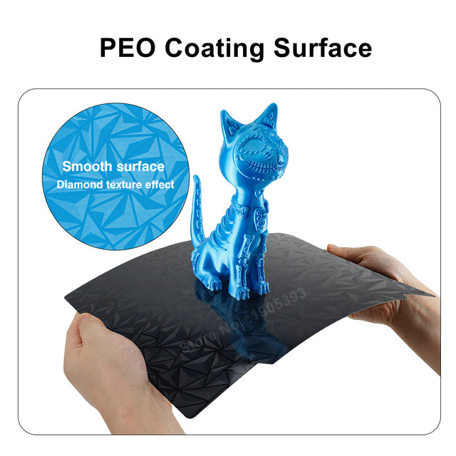 For Flyingbear Ghost 6 5 Upgrad Build Plate PEO PET PEI Sheet Double Side 3D Printing Platform For Flying Bear Ghost6 Ghost5-3D Printer Accessories-Kingroon 3D