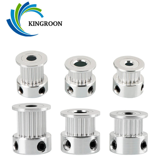 GT2 Timing Pulley 16 Tooth 2GT 20 Teeth Aluminum Bore 5mm 8mm Synchronous Wheels Gear-3D Printer Accessories-Kingroon 3D