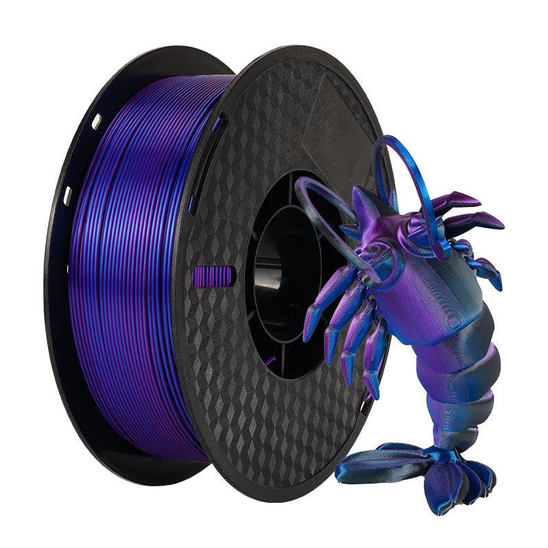 🔥 Silk Rainbow / Silk Tri-Color PLA 3D Printing Filament-3D Print Material-Kingroon 3D