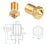 10pcs E3D V6 Brass / Stainless Steel Nozzle M6 Thread for 1.75mm Filaments-3D Printer Accessories-Kingroon 3D