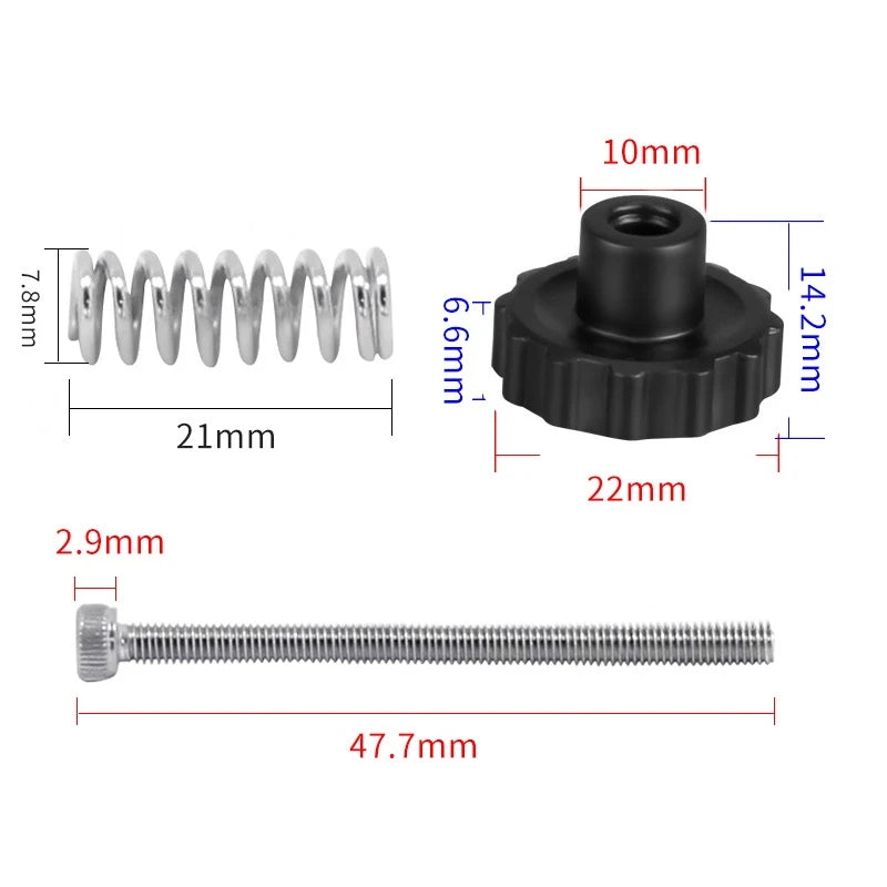 Leveling Modules 3D Printer Heatbed Leveling Kit Adjustment Nut Springs-3D Printer Accessories-Kingroon 3D