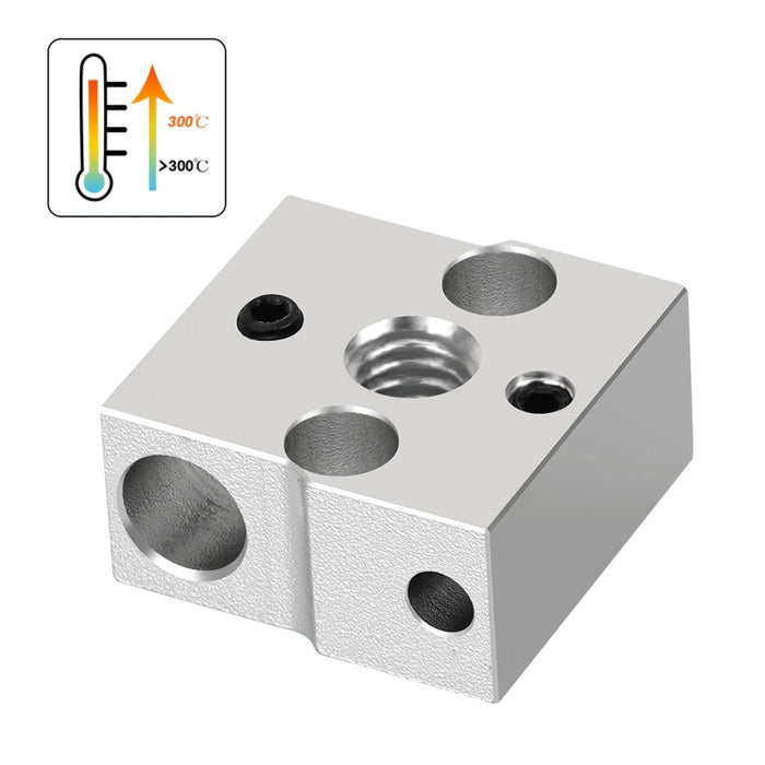CR6 SE Heater Block High Temperature Plated Copper & Aluminium Heatblock For Creality CR-6 SE/CR 6 Max SE 3D Printer