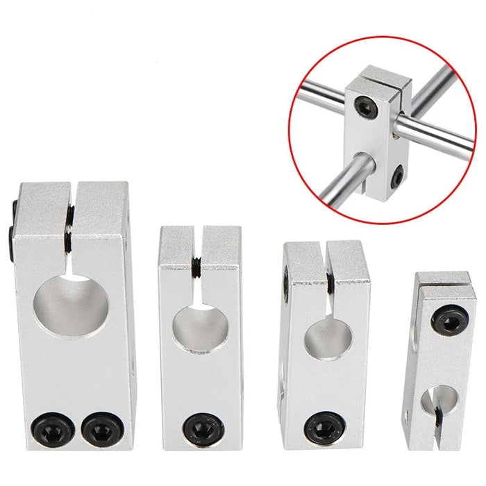 Cross optical axis mount Smooth Rod fixing Block Optical axis Aluminum Block Smooth Rod fix mount-3D Printer Accessories-Kingroon 3D