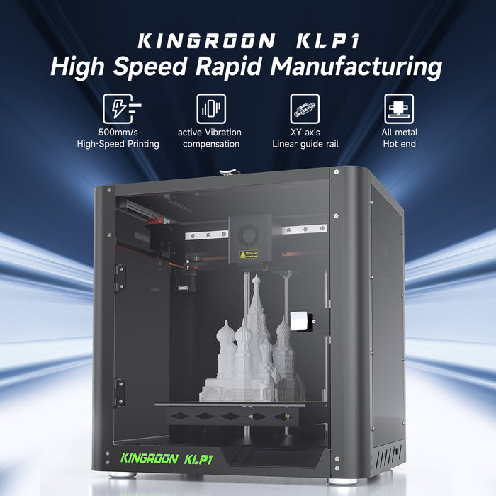 Kingroon KLP1 CoreXY 3D Printer - Klipper Firmware Installed