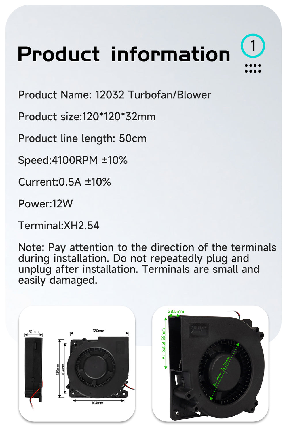 KLP1 Auxiliary part cooling fan — Kingroon 3D