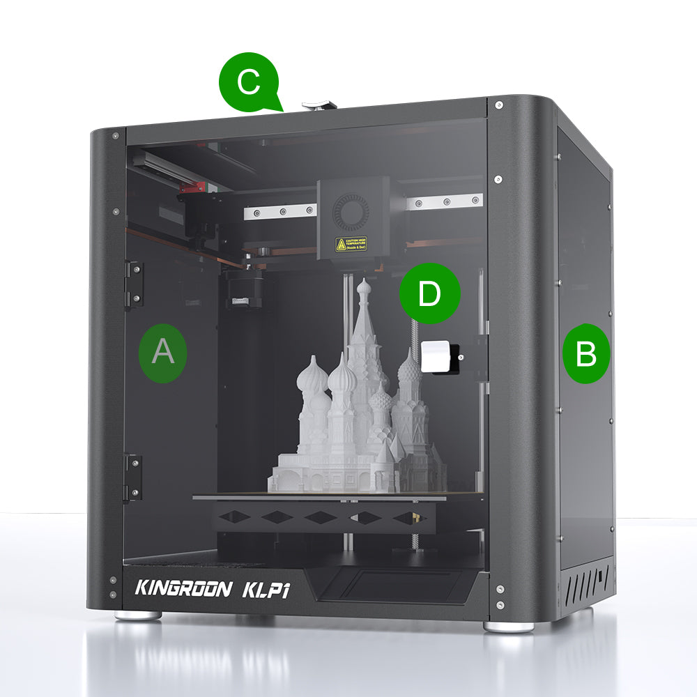 3D Printer Acrylic Door and Panels KLP1-3D Printer Accessories-Kingroon 3D