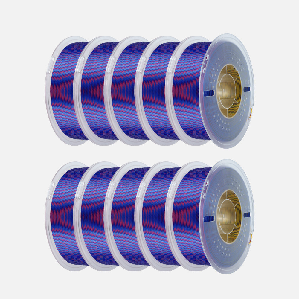 🔥Rainbow / Silk Multicolor PLA 3D Printing Filament-PLA Silk-Kingroon 3D