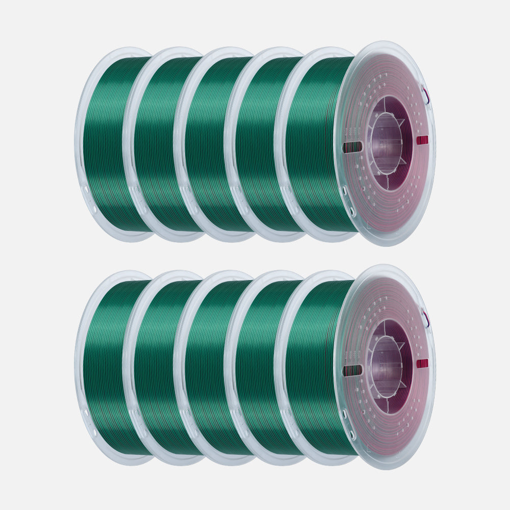 🔥Rainbow / Silk Multicolor PLA 3D Printing Filament-PLA Silk-Kingroon 3D