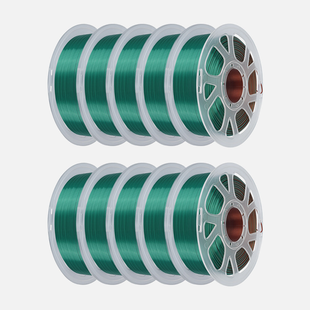🔥Rainbow / Silk Multicolor PLA 3D Printing Filament-PLA Silk-Kingroon 3D