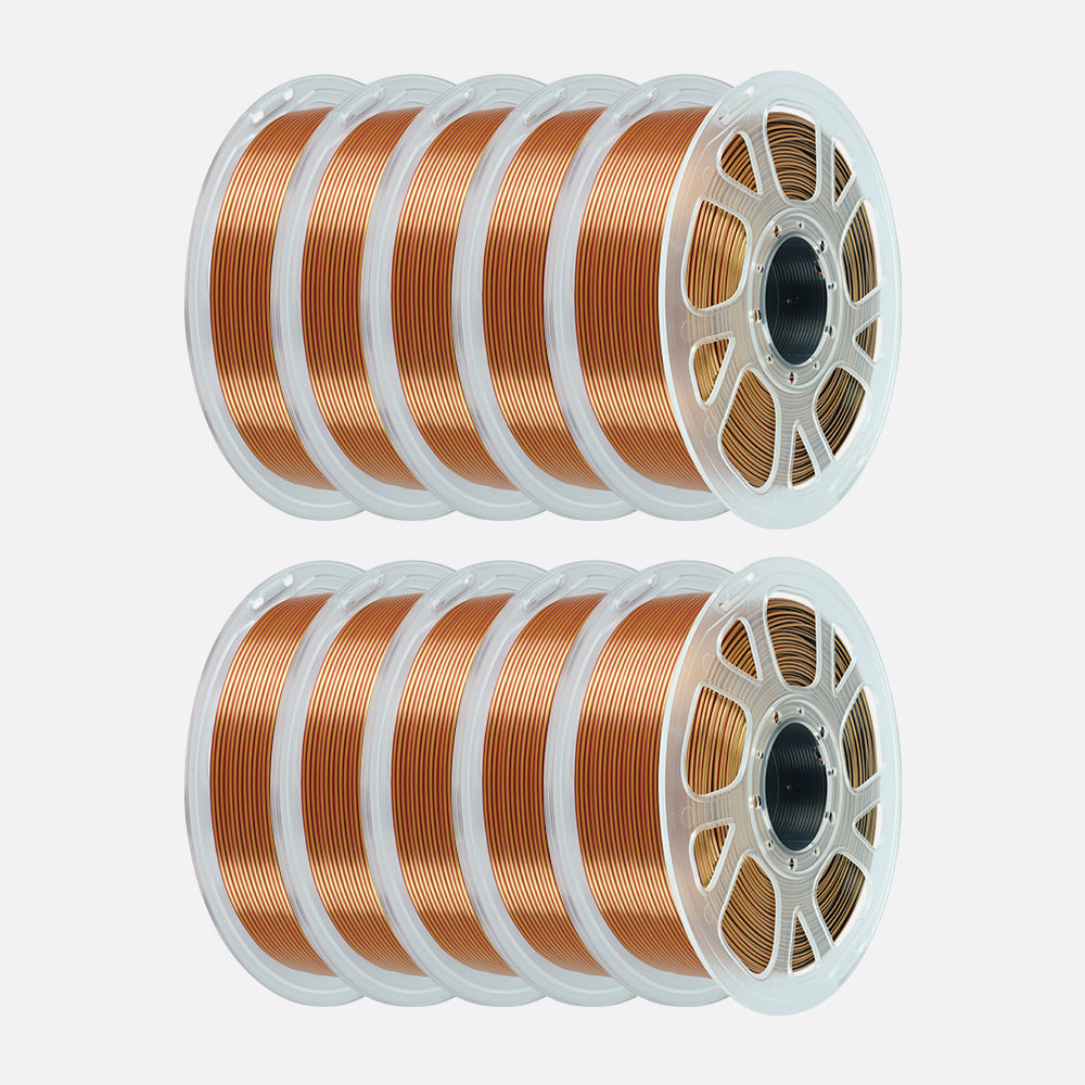 🔥Silk Multicolor PLA 3D Printing Filament-PLA Silk-Kingroon 3D