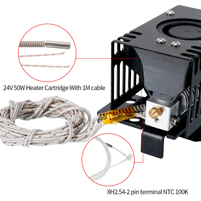 Kingroon KP3S KP5L Extruder Parts Spare Parts for Kingroon KP3S Pro/ Pro S1-3D Printer Accessories-Kingroon 3D