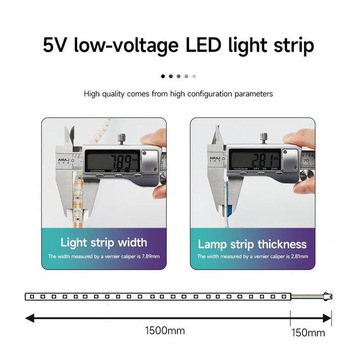 Universal LED Light Bar Upgrade Kit for Bambu Lab X1 3D Printer