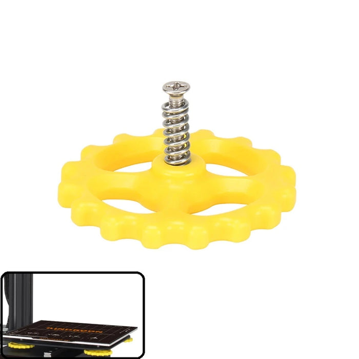 4SETS M3/M4 Screws Nuts Heat Bed Leveling Spring Knob 3D Printers Printer Calibration Accessories-3D Printer Accessories-Kingroon 3D