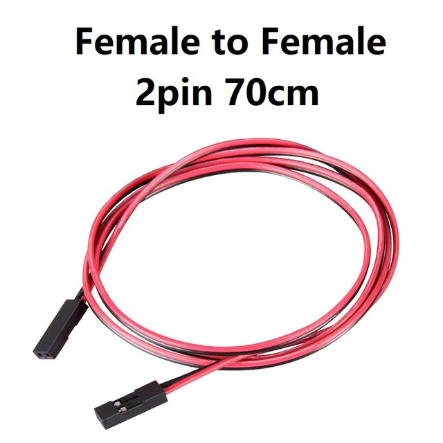5PCS/lot Dupont Cables 70cm Jumper Wires Male to Female Female to Female 2Pin 3Pin 4Pin 3D Printer Parts Copper