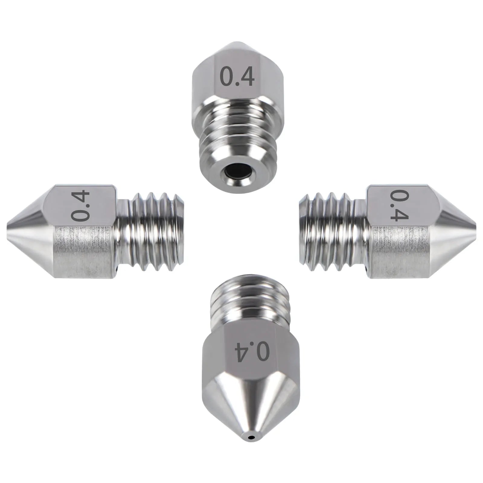 Titan-Schweißdüsen Set - 4-teilig Für PVC-Kunststoffplatten (35mm)