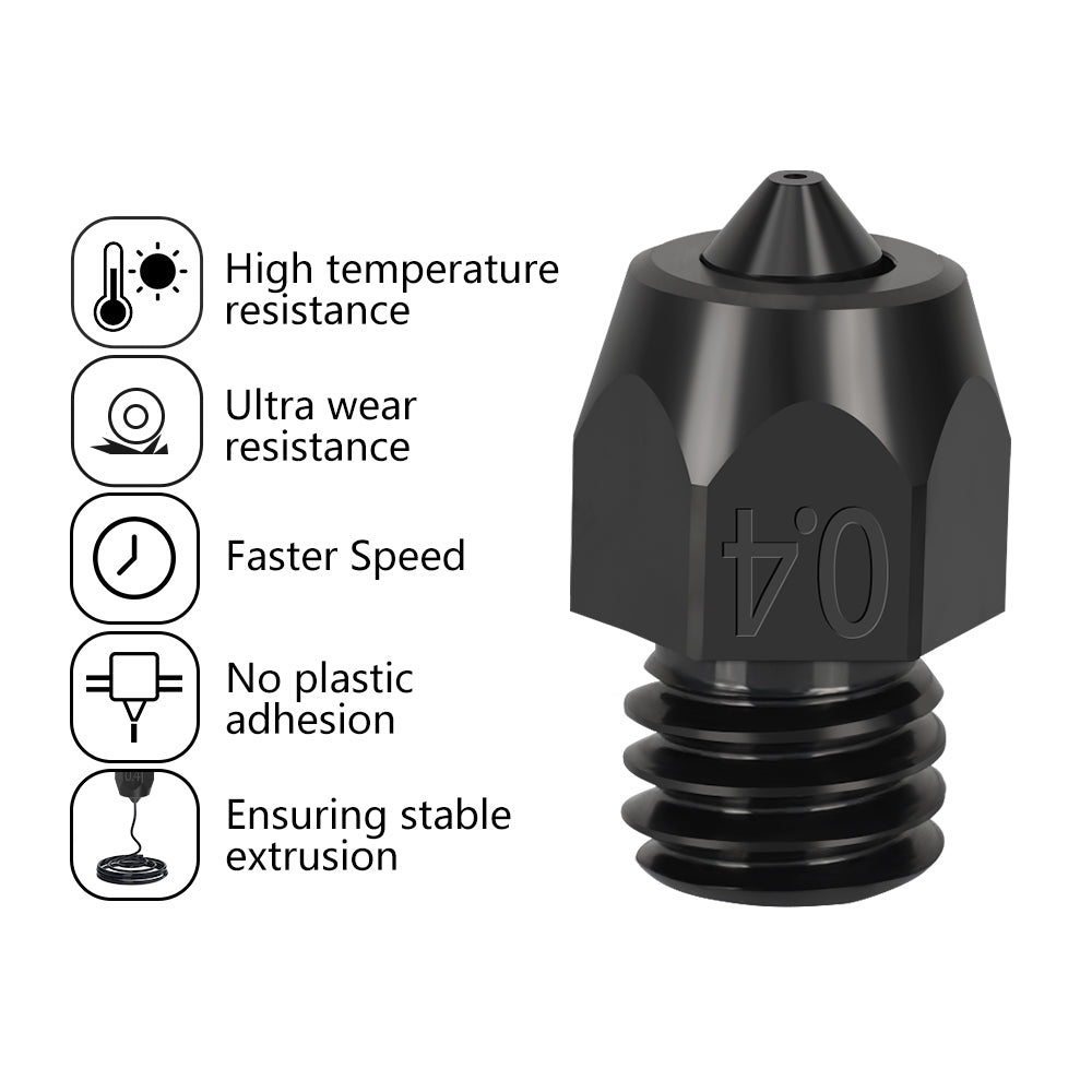 MK8 Tungsten Carbide 3D Printer Nozzles