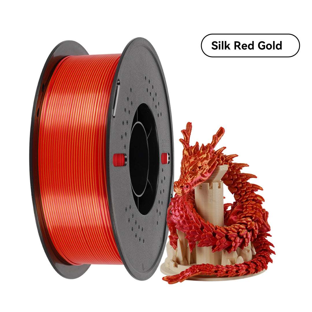10KG Silk Multicolor PLA Filament 1.75 mm (Clearance Sale)-Kingroon 3D
