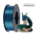 10KG Silk Multicolor PLA Filament 1.75 mm (Clearance Sale)-Kingroon 3D