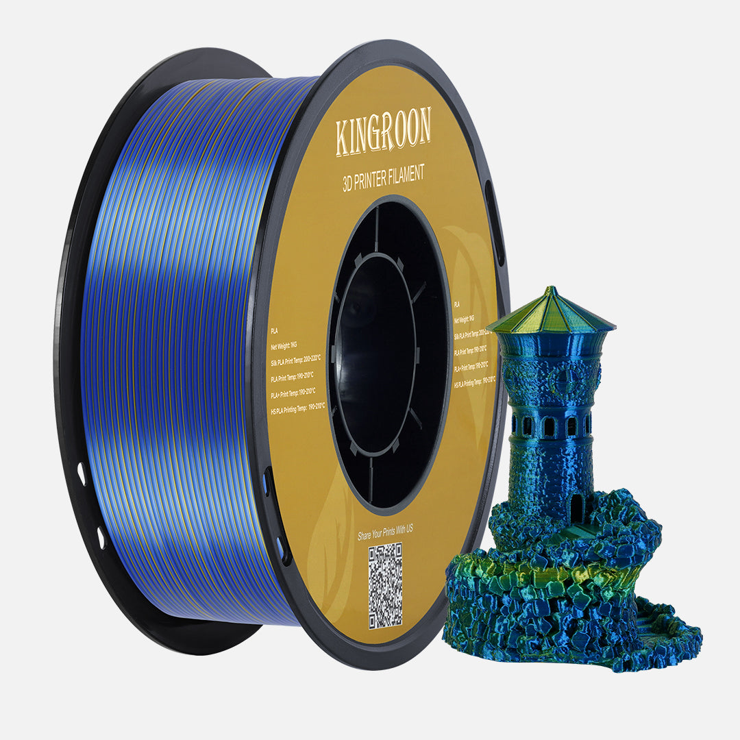KINGROON Silk Multicolor PLA-3D Print Material-Kingroon 3D