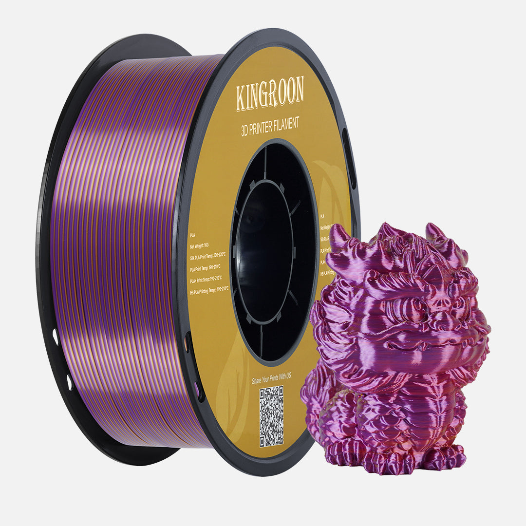 KINGROON Silk Multicolor PLA-3D Print Material-Kingroon 3D