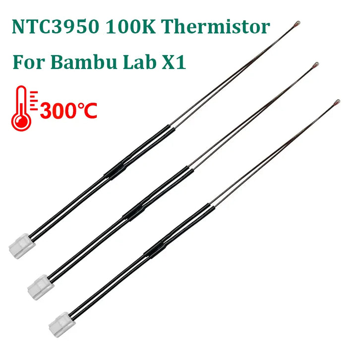 NTC 3950 Thermistor Temperature Resistance Sensor For Bambu Lab X1-3D Printer Accessories-Kingroon 3D