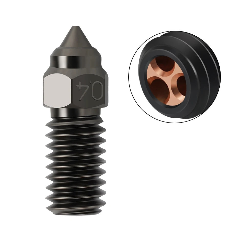 CHT Nozzle Copper Clone Nozzle Brass Hardened Stainless Steel 0.4/0.6/