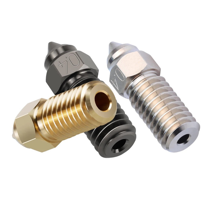CHT Nozzle Copper Clone Nozzle Brass Hardened Stainless Steel 0.4/0.6/0.8/1.0mm Nozzles For Elegoo Neptune 4 3D Printer Parts-3D Printer Accessories-Kingroon 3D
