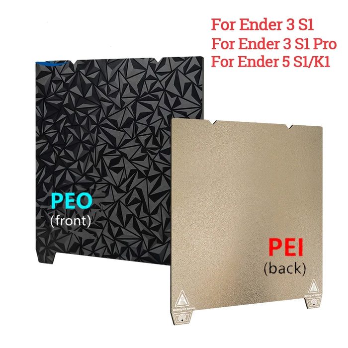 Double Sides PEI/PET/PEO Sheet 235X235mm For Ender 3 S1 /S1 Pro/Ender 5 S1/K1-Kingroon 3D