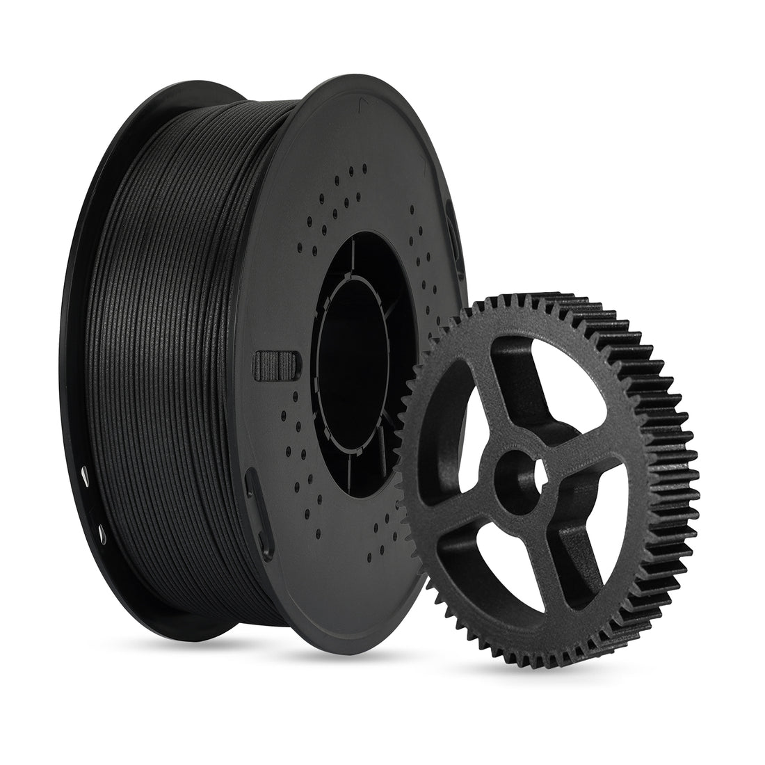 KINGROON PETG Carbon Fiber Black Filament-3D Print Material-Kingroon 3D
