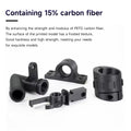 KINGROON PETG Carbon Fiber Black Filament-3D Print Material-Kingroon 3D