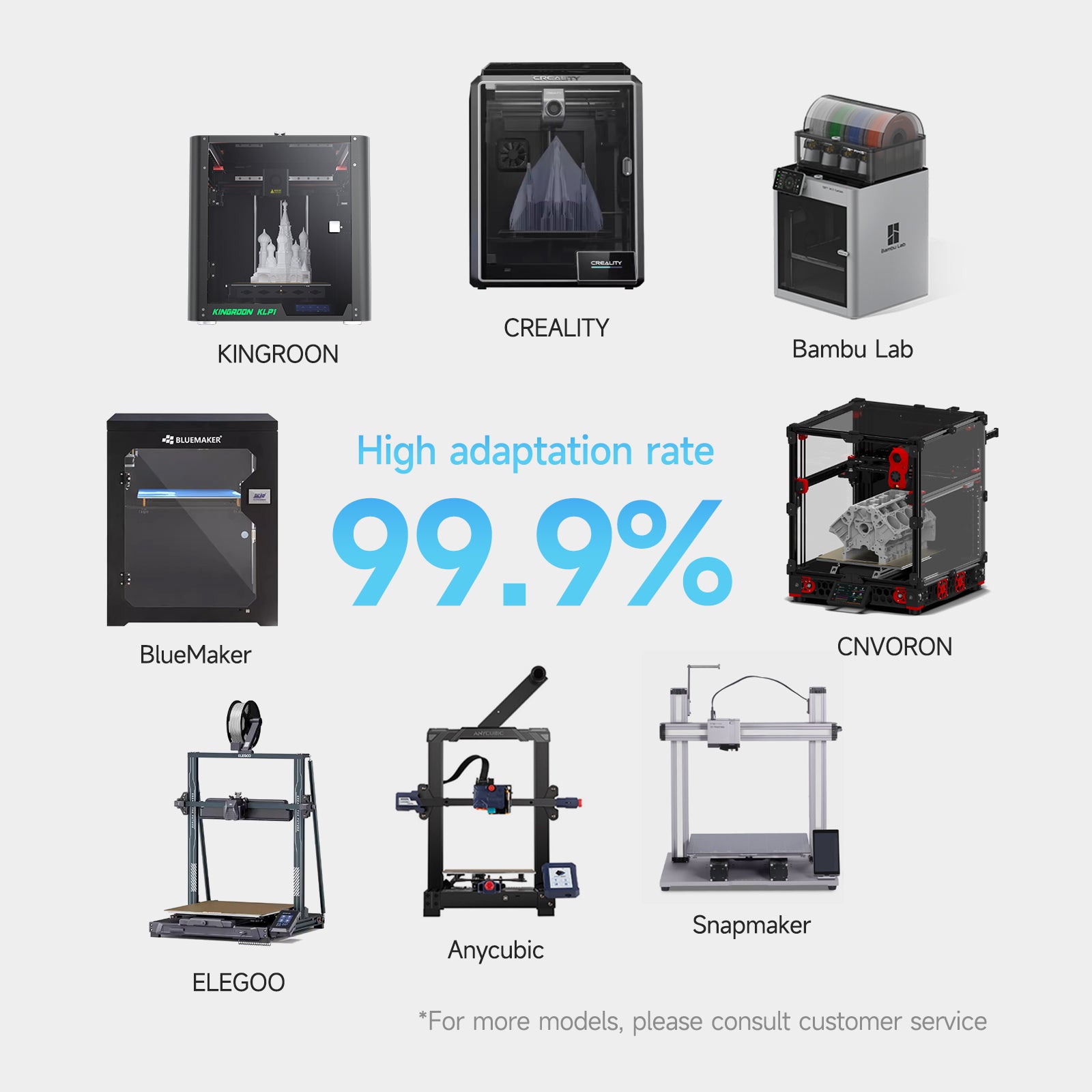 KINGROON PETG Carbon Fiber Black Filament-3D Print Material-Kingroon 3D