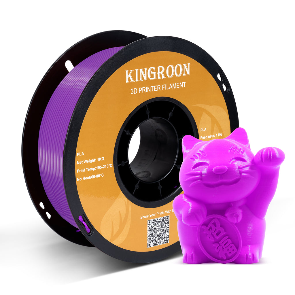 【2KG Pack】Purple PLA Filament 1.75mm by Kingroon