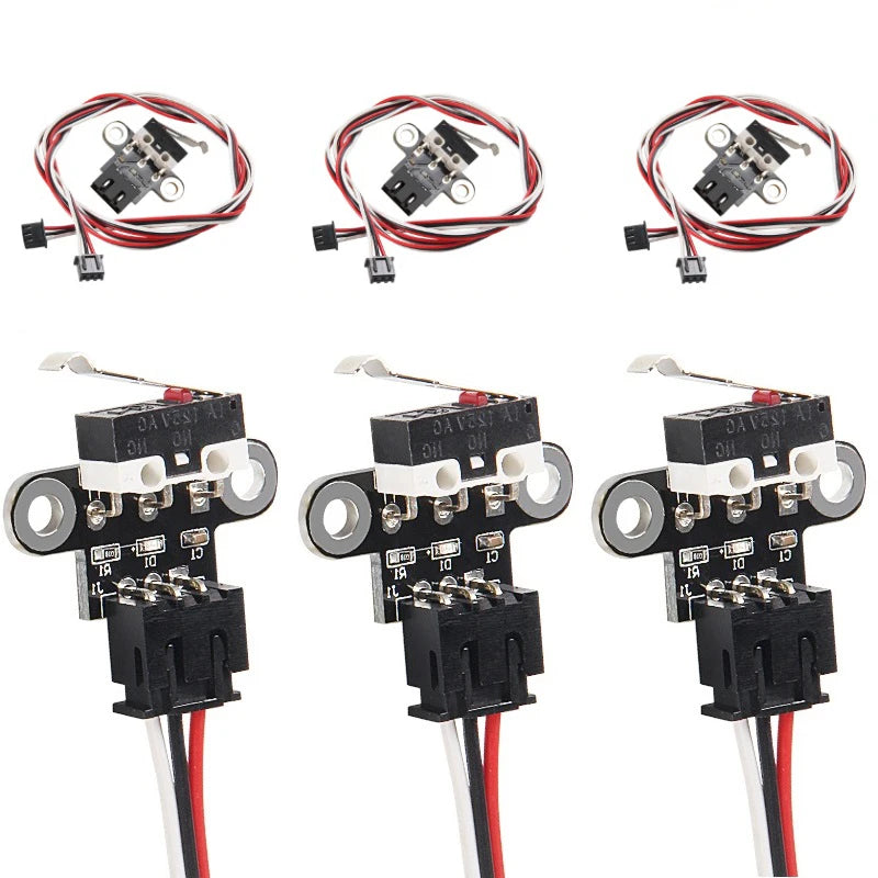 3 sets Mechanical Limit Switch Module With 1M Cable Endstop Limit Switch Horizontal DIY for 3D Printer-3D Printer Accessories-Kingroon 3D