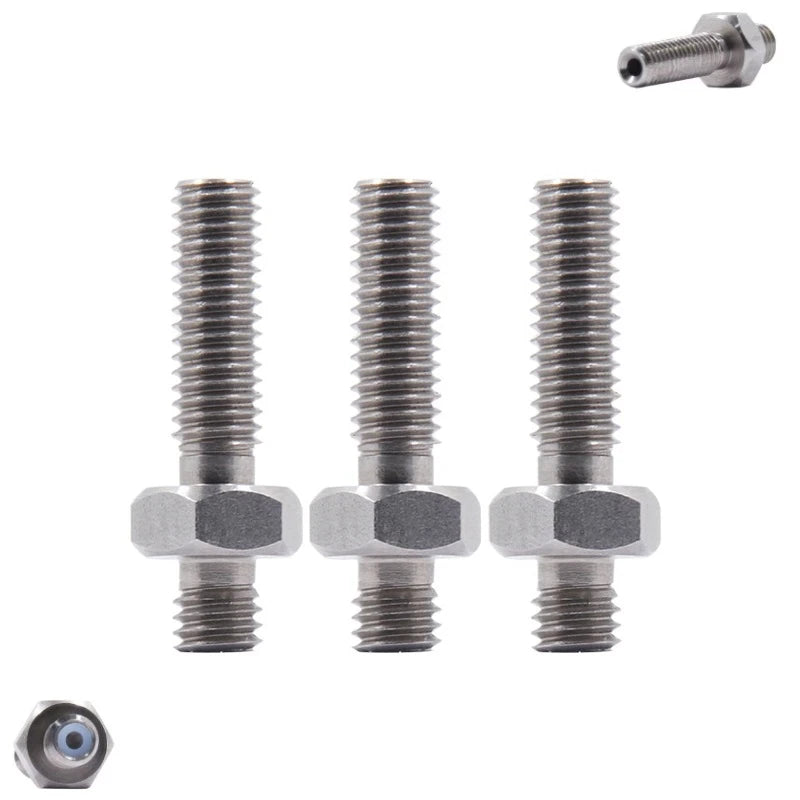 3D Printer MK8 Screw Nut Stainless Steel Integrated Throat M6 Thread Length 30mm Heat-Break-3D Printer Accessories-Kingroon 3D