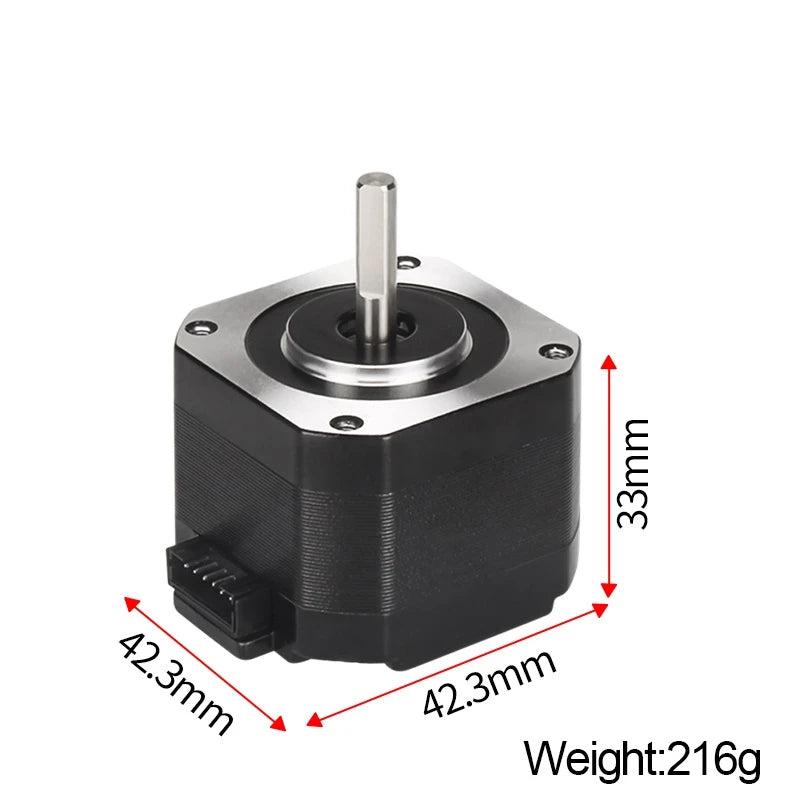 42 Stepper Motor D Shaped Shaft Nema 17 Extruder Height 34mm Motor