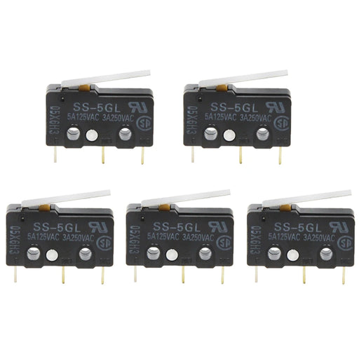Micro Limit Switch OMRON SS-5GL 5A 125V 1.47N 3A Min Button Endstop RAMPS1.4-3D Printer Accessories-Kingroon 3D