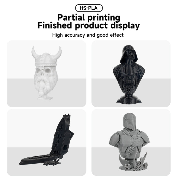 RAPID PLA Filament 1.75mm White 2KG-3D Print Material-Kingroon 3D