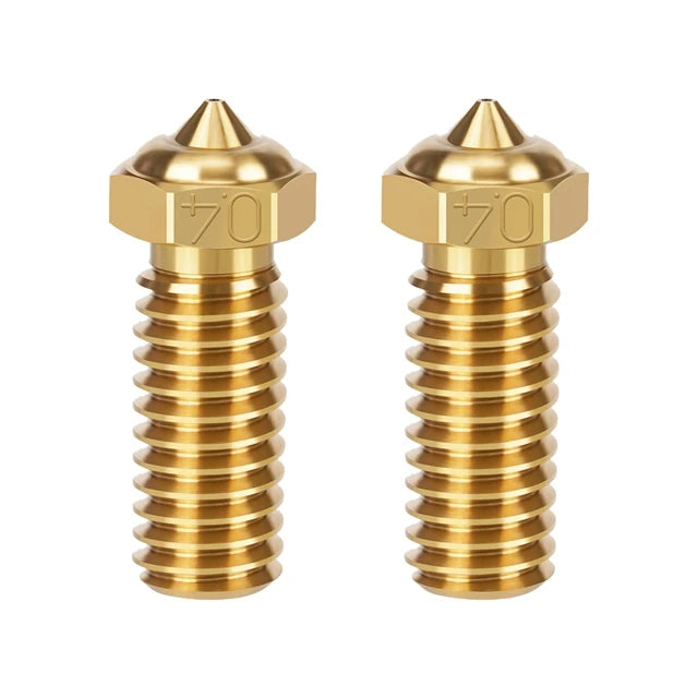 For Qidi X-max 3/ X-plus 3 Nozzle Brass Hardened Stainless Steel 0.4mm Nozzles For X Max3 Plus3 3D Printer Parts-3D Printer Accessories-Kingroon 3D