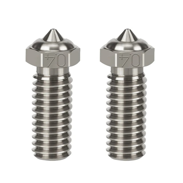 For Qidi X-max 3/ X-plus 3 Nozzle Brass Hardened Stainless Steel 0.4mm Nozzles For X Max3 Plus3 3D Printer Parts-3D Printer Accessories-Kingroon 3D