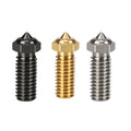 For Qidi X-max 3/ X-plus 3 Nozzle Brass Hardened Stainless Steel 0.4mm Nozzles For X Max3 Plus3 3D Printer Parts-3D Printer Accessories-Kingroon 3D