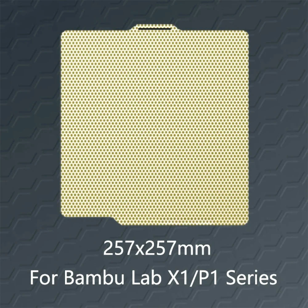 PEI Honeycomb Build Plate For Bambu Lab P1P/P1S/X1/X1C/X1E/A1 Mini Double Side PEI Spring Steel Sheet for Creality K1C K1 Max-3D Printer Accessories-Kingroon 3D