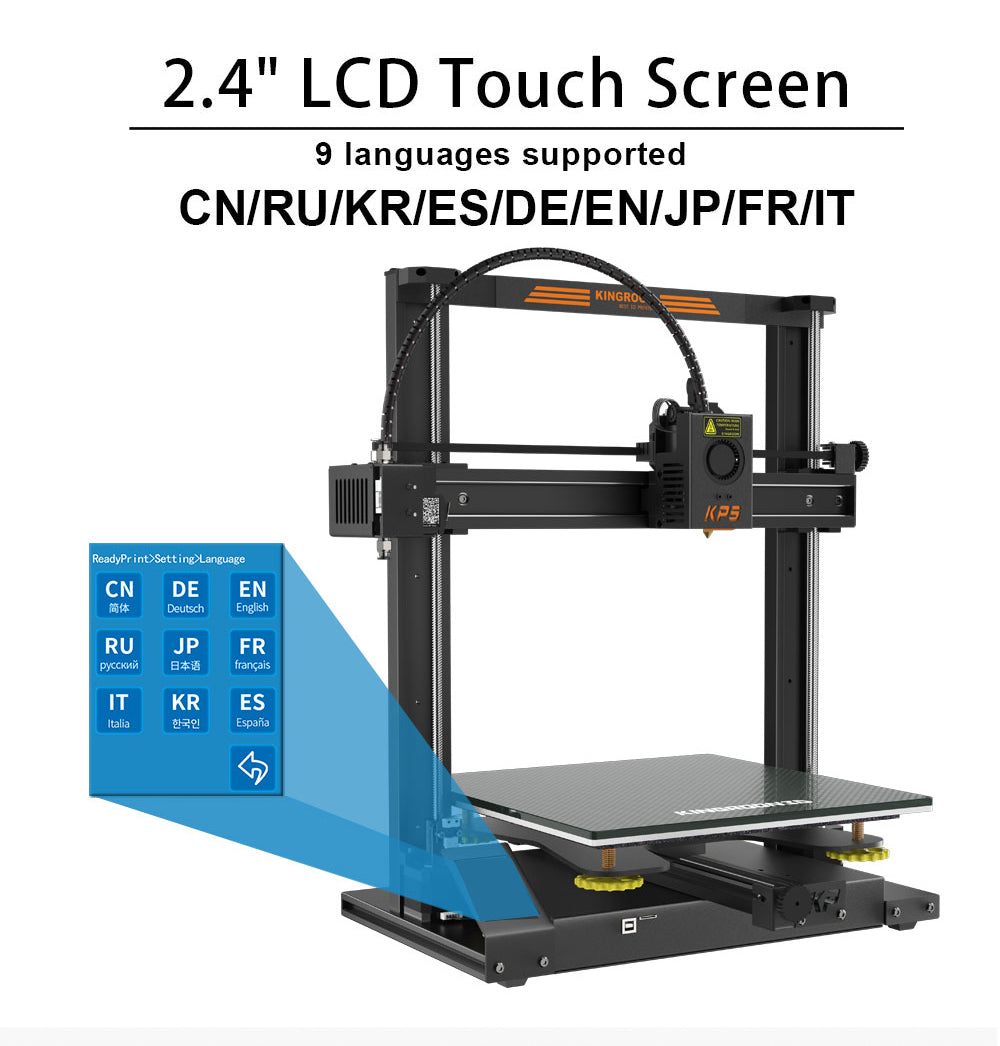 Kingroon KP5L 3D Printer 300*300mm Large Print Size