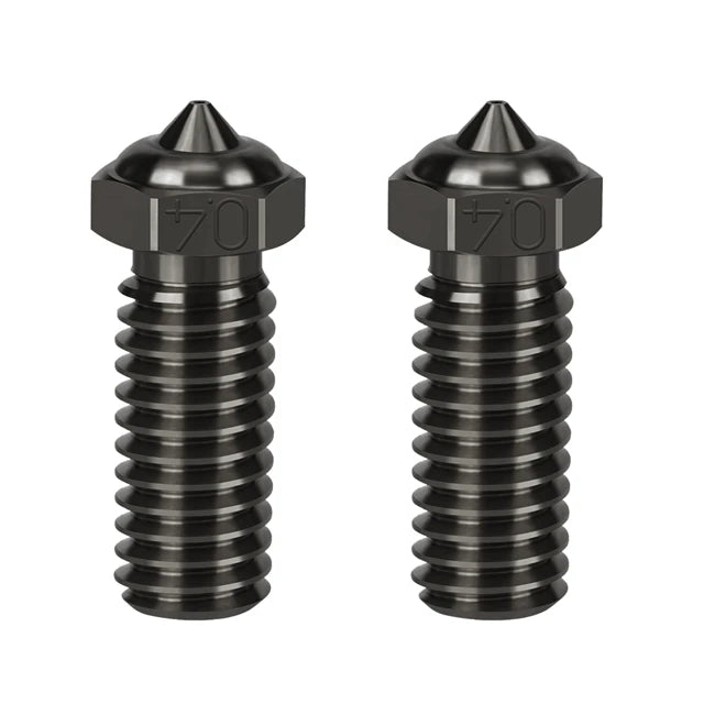 For Qidi X-max 3/ X-plus 3 Nozzle Brass Hardened Stainless Steel 0.4mm Nozzles For X Max3 Plus3 3D Printer Parts-3D Printer Accessories-Kingroon 3D