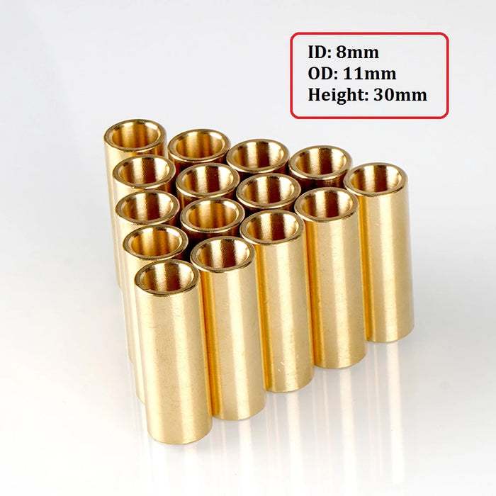 Self-lubricating Copper Sleeve Special Bearings Slide 3D Printers Parts Metallurgy Bushing Brass bearing 3D Parts 8*12*15mm