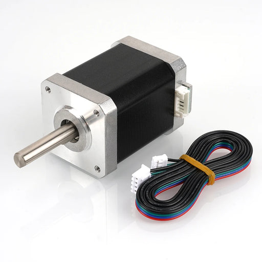 Stepper 42 Motor 48MM 60MM Height Square Motors 17HS8401 17HS8401S With Cable Black Sliver-Kingroon 3D
