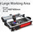 Twotrees TS2 80W Laser Engraver Machine 450x450mm Compressed Spot Technology LaserGRBL LightBurn Wifi Horizontal Gyroscope-Kingroon 3D