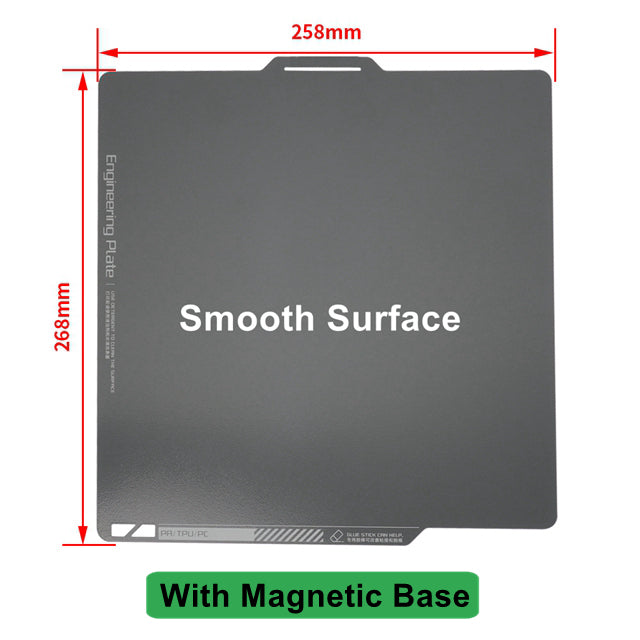 257*257mm Sublimation Build Plate For Bambu Lab X1/P1P 3D Printer Heatbed Sheet-3D Printer Accessories-Kingroon 3D