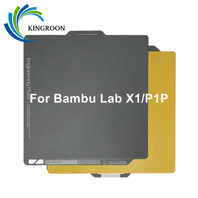 257*257mm Build Plate For Bambu Lab X1/P1P, Bambu Lab A1 3D Printers H