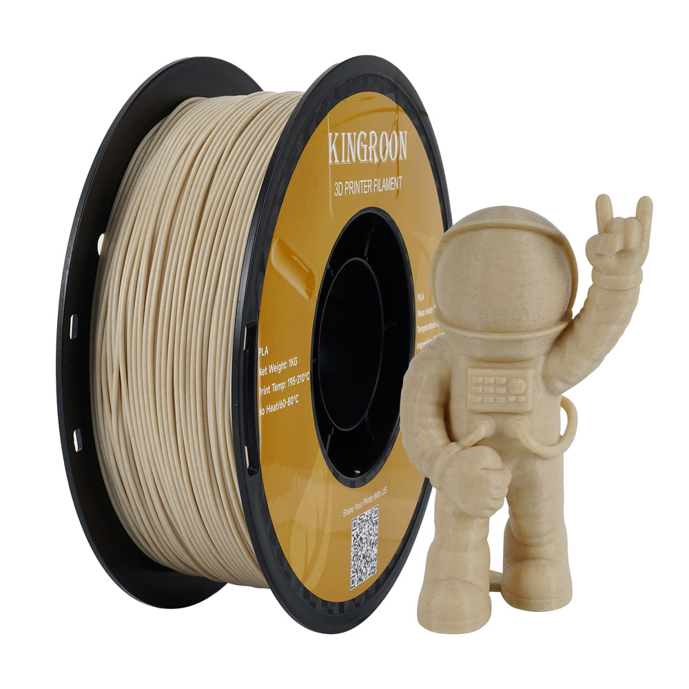 2KG Pack】Wood PLA Filament (FRESH) — Kingroon 3D