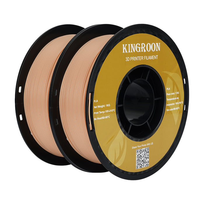 【2KG Pack】Skin PLA Filament 1.75mm 1KG (FRESH)-3D Print Material-Kingroon 3D